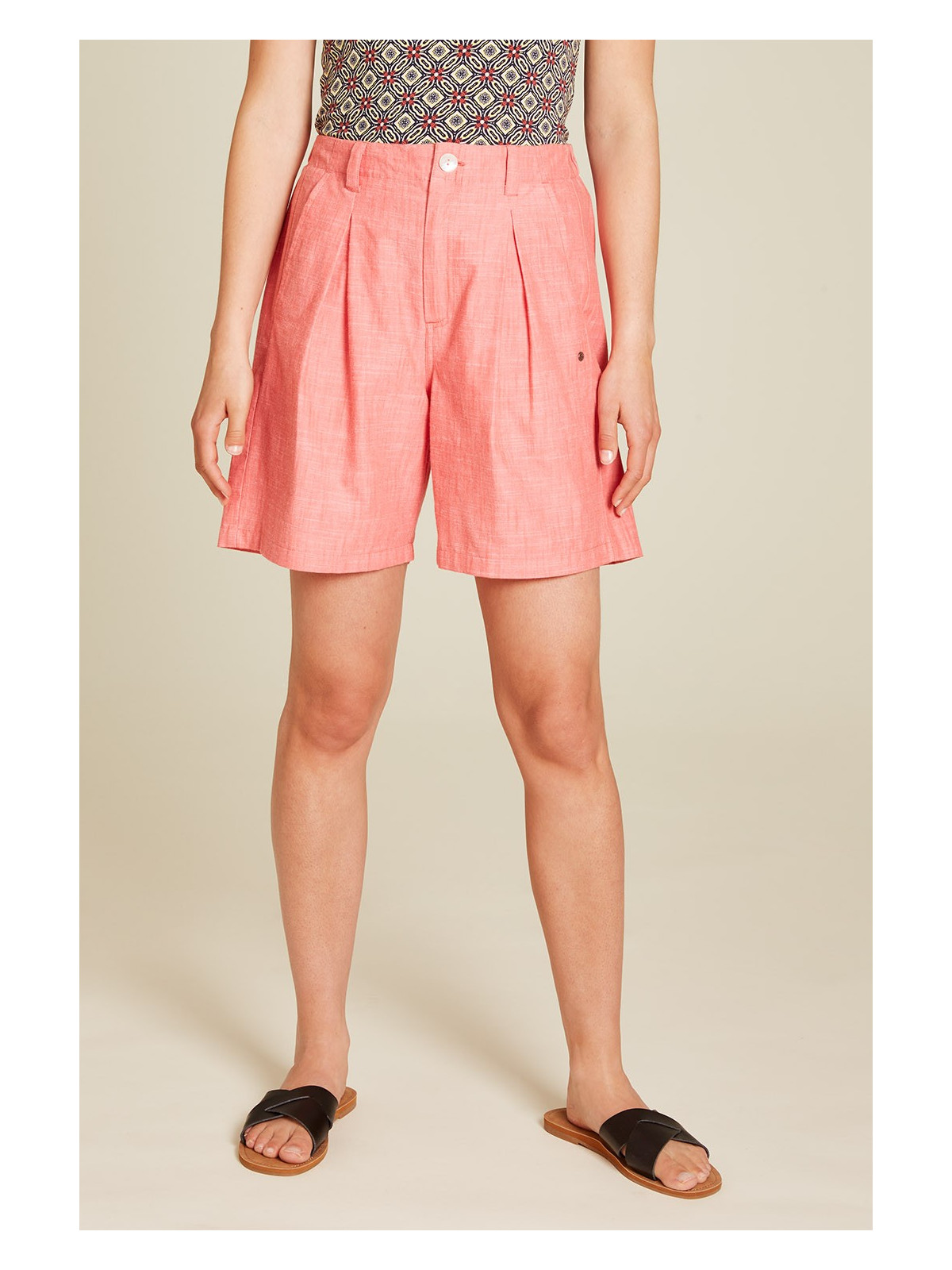 Short en Jeans pour Femme, Coton Bio, Commerce Equitable - Tranquillo