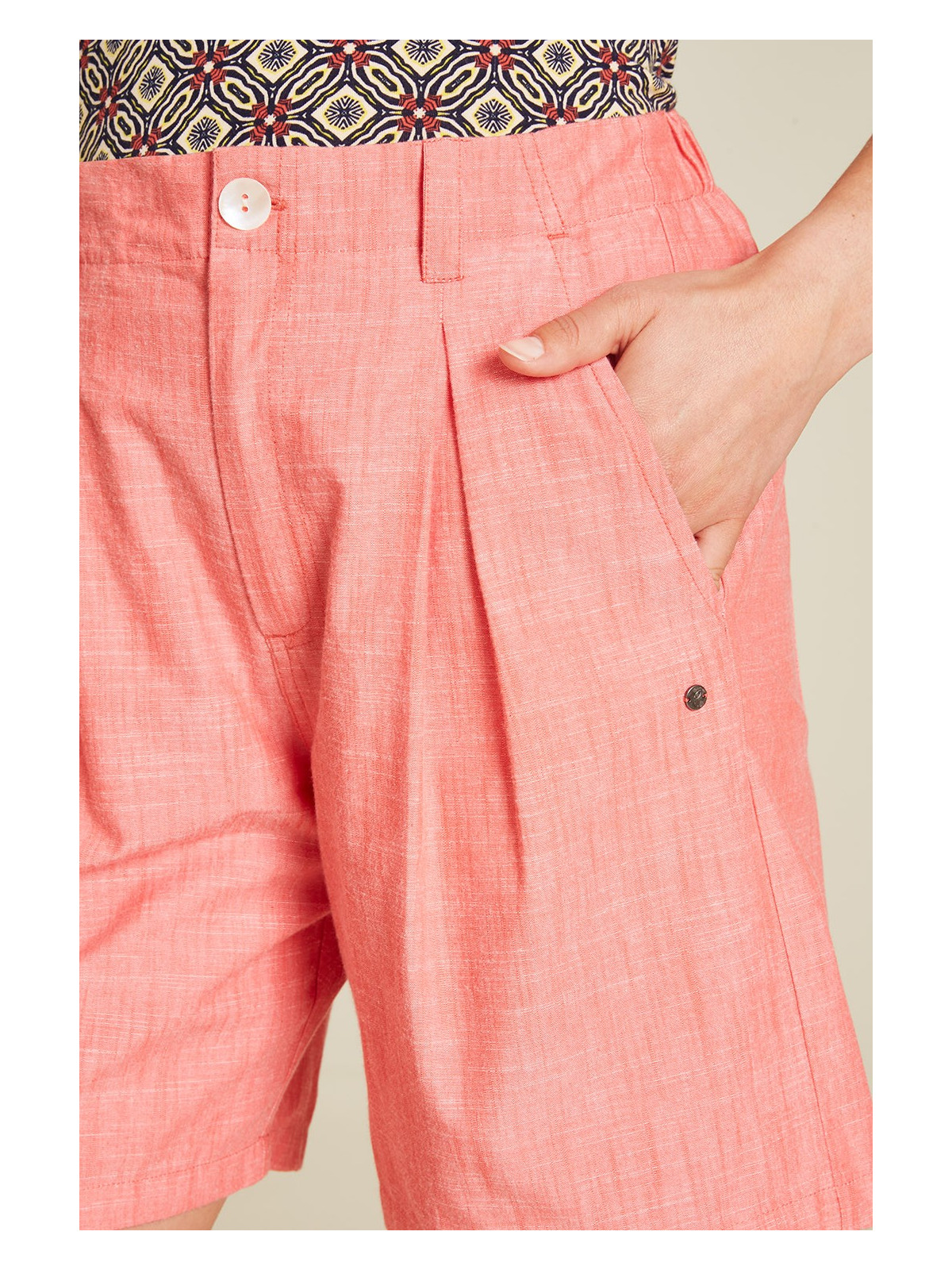 Short en Jeans pour Femme, Coton Bio, Commerce Equitable - Tranquillo