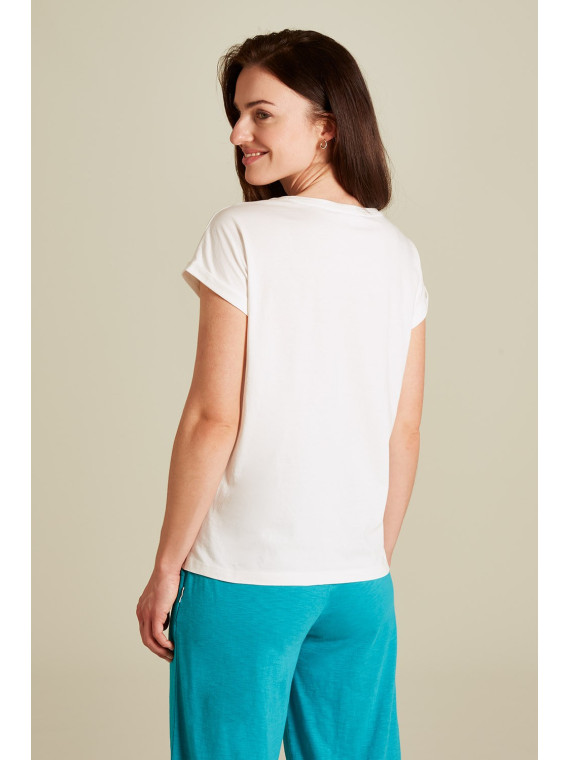 Tee-shirt pour Femme Manches Courtes en Coton Bio - Tranquillo