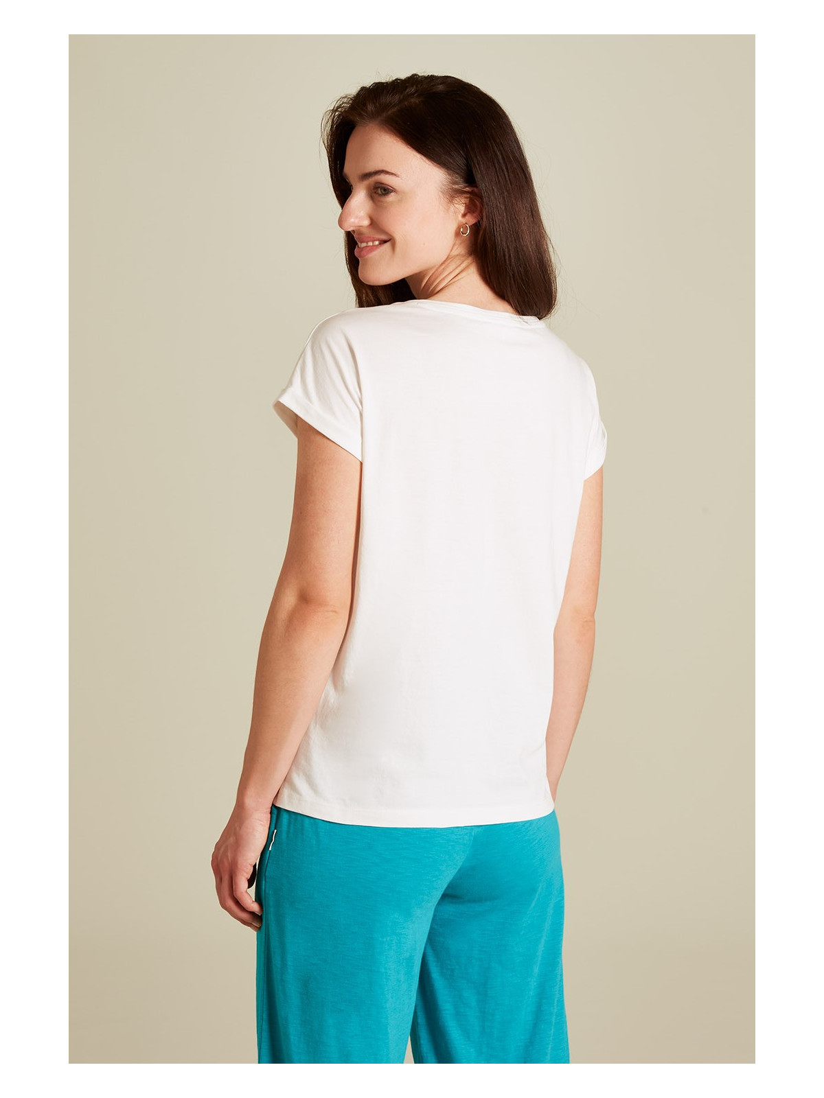 Tee-shirt pour Femme Manches Courtes en Coton Bio - Tranquillo