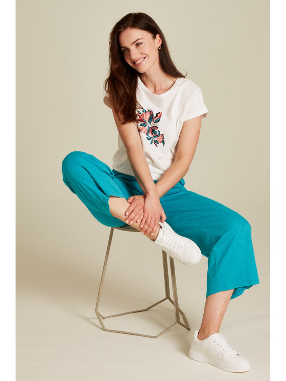 Tee-shirt pour Femme Manches Courtes en Coton Bio - Tranquillo