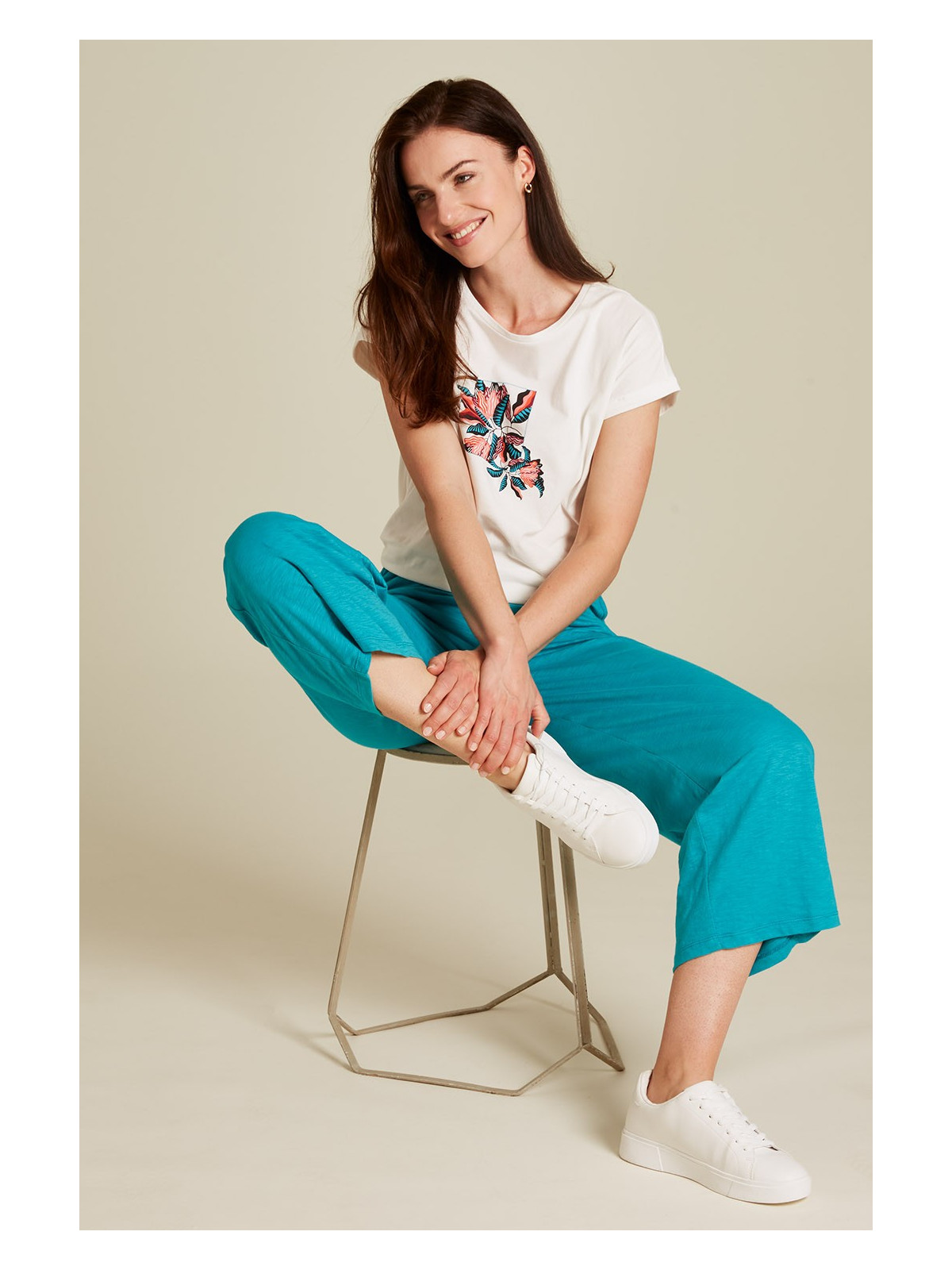 Tee-shirt pour Femme Manches Courtes en Coton Bio - Tranquillo