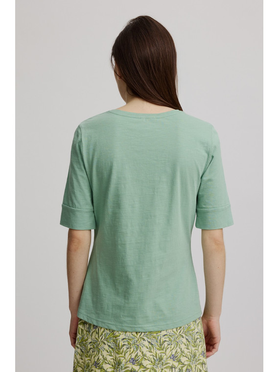 Tee-shirt pour Femme Manches Courtes en Coton Bio - Tranquillo