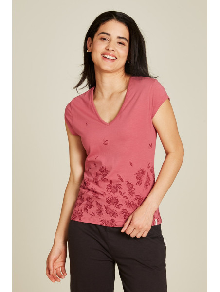 Tee-shirt pour Femme Manches Courtes en Coton Bio - Tranquillo