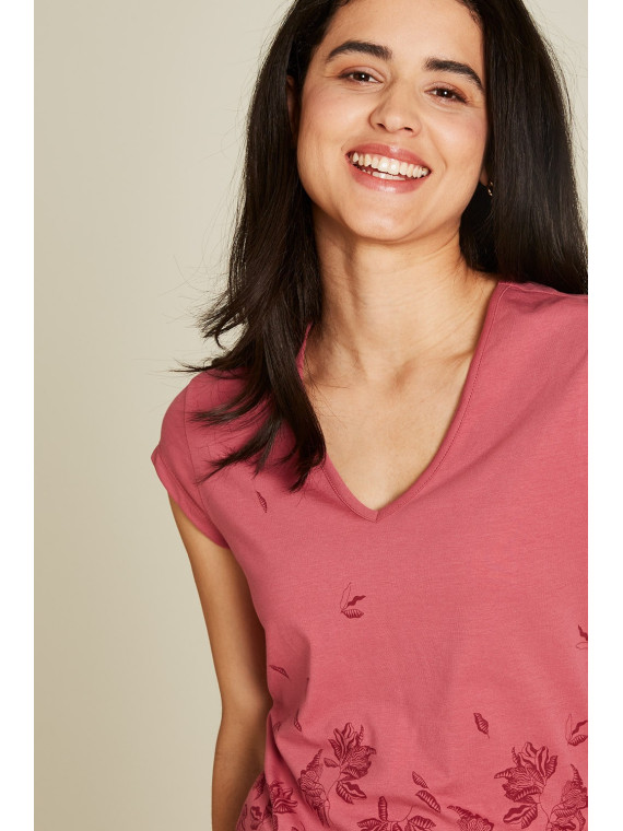 Tee-shirt pour Femme Manches Courtes en Coton Bio - Tranquillo