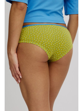 Slip Panty pour Femme en Coton Bio Imprimé Pois - Tranquillo