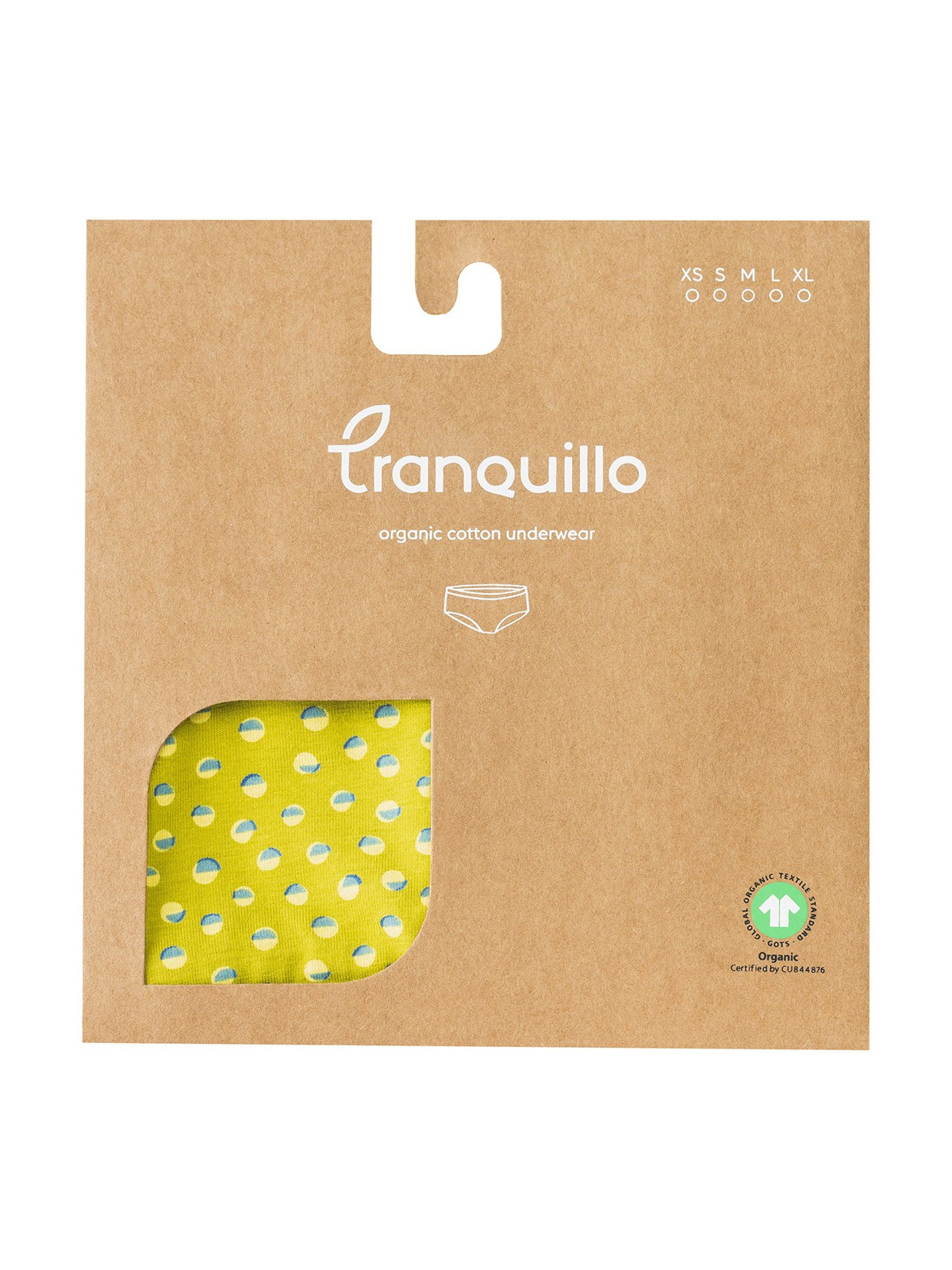 Slip Panty pour Femme en Coton Bio Imprimé Pois - Tranquillo