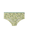 Slip Panty pour Femme en Coton Bio Imprimé Feuilles - Tranquillo