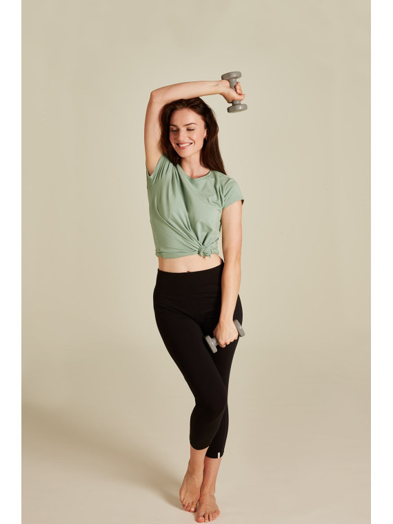 Tee-Shirt Manches Courtes pour Femme en Tencel - Tranquillo