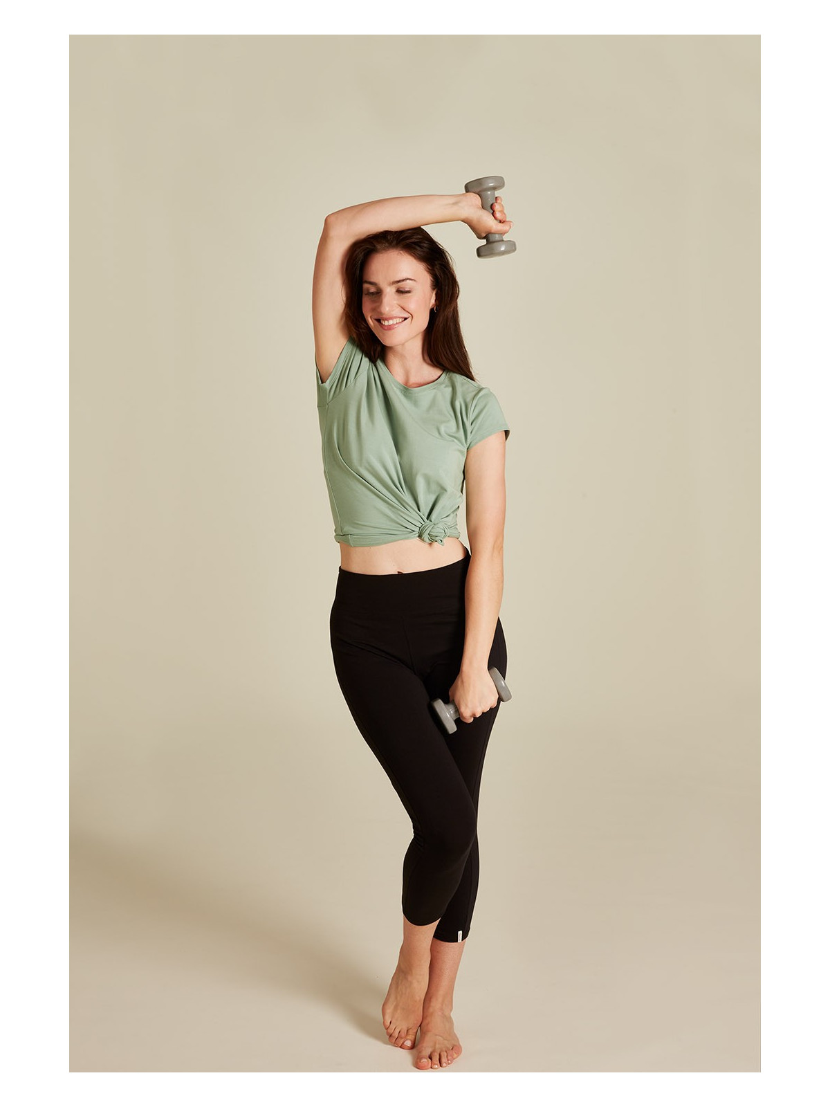 Tee-Shirt Manches Courtes pour Femme en Tencel - Tranquillo