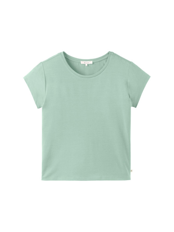 Tee-Shirt Manches Courtes pour Femme en Tencel - Tranquillo
