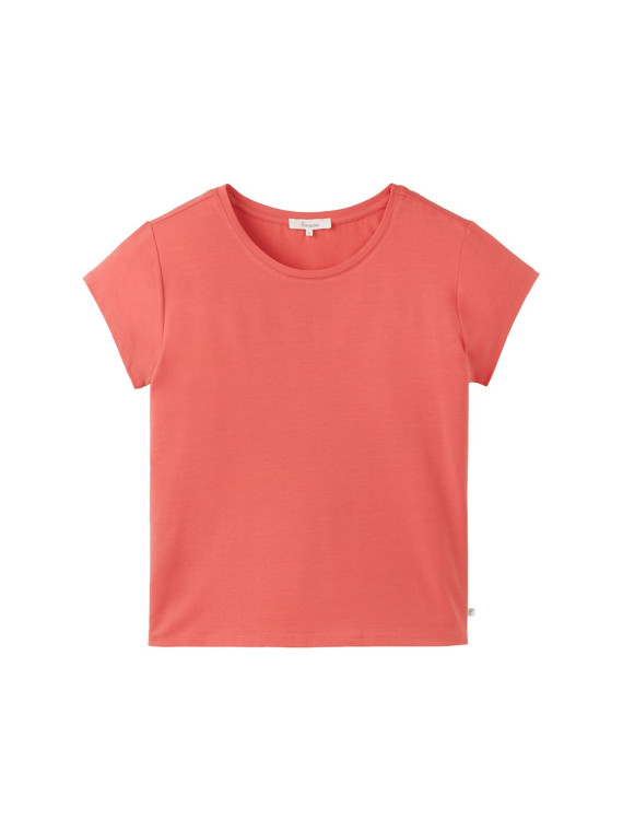 Tee-Shirt Manches Courtes pour Femme en Tencel - Tranquillo