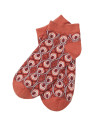 Socquettes en coton bio oranges