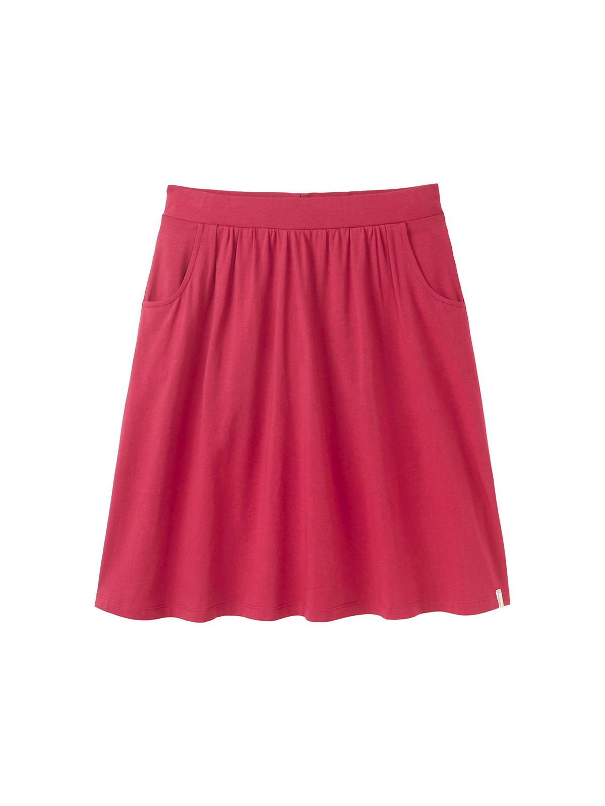 Jupe pour Femme en Coton Bio Forme Trapèze Couleur Anémone - Tranquillo