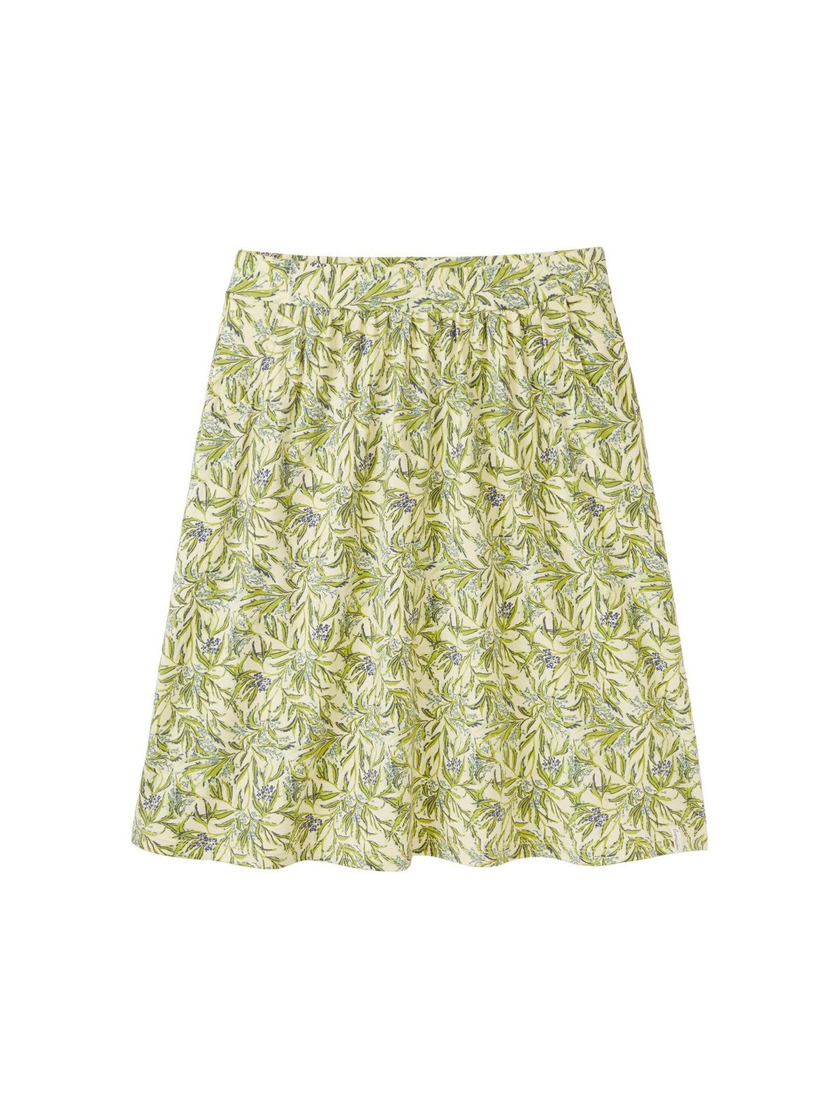 Jupe pour Femme en Coton Bio Forme Trapèze Couleur Anémone - Tranquillo