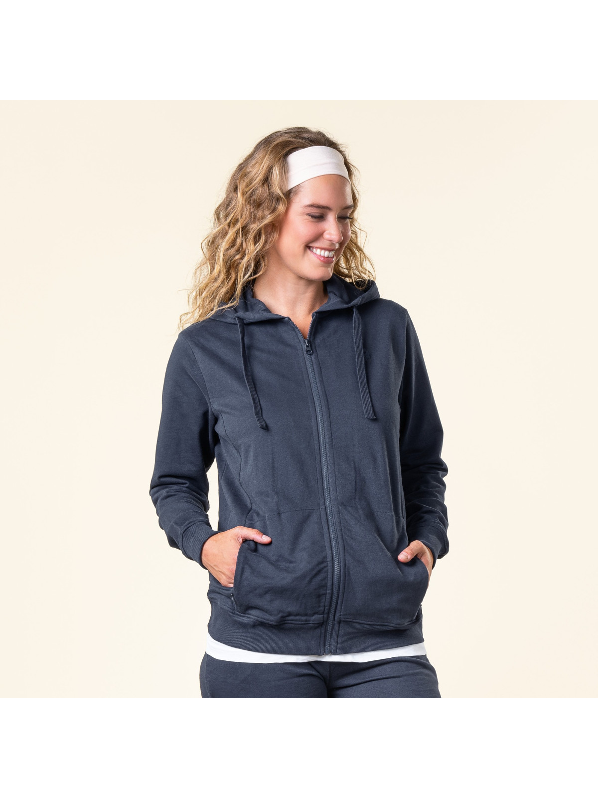 Veste jogging mixte 100% coton bio