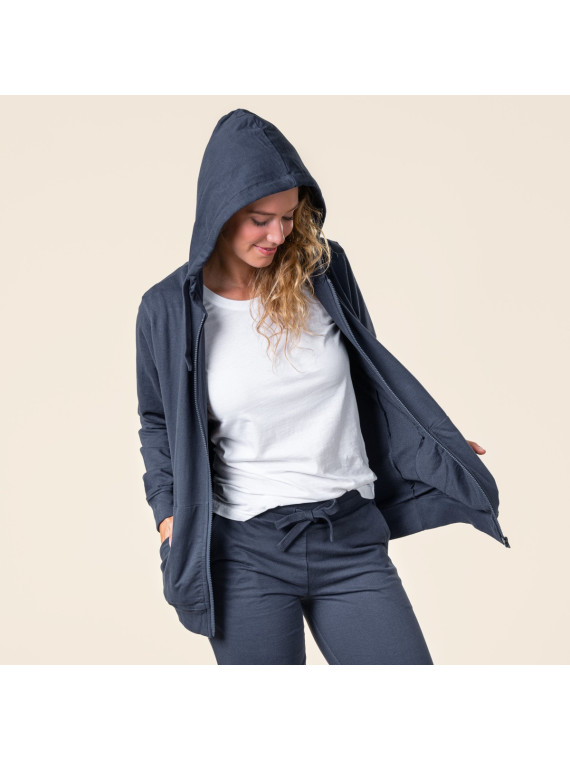 Veste jogging mixte 100% coton bio