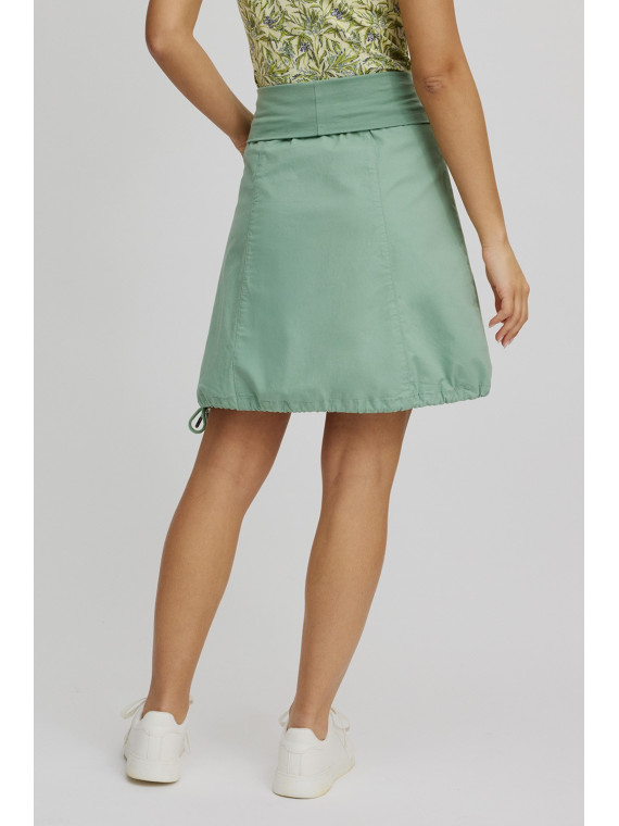 jupe courte forme ballon vert pâle