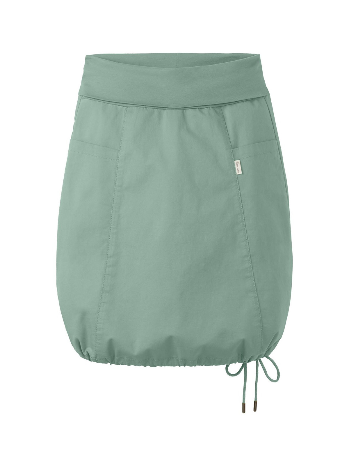 jupe courte forme ballon vert pâle