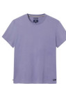 tee-shirt homme col rond coupe droite couleur lila mauve