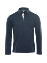 polo homme manche longues bleu marine