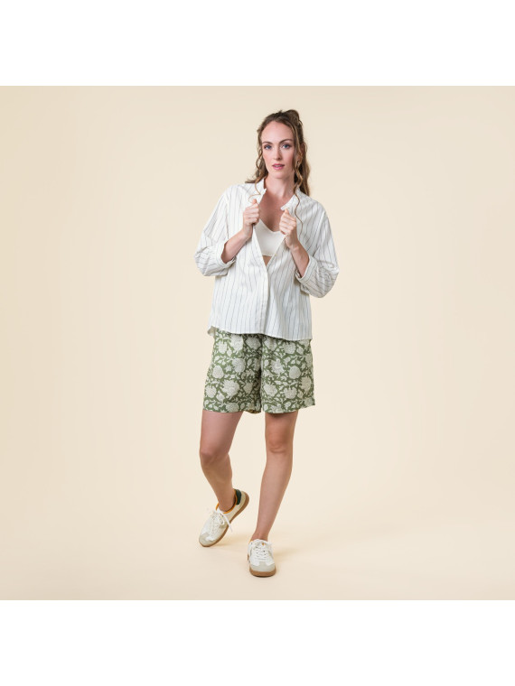 Short long pour Femme en Denim 100% Ecovéro - Livingcrafts