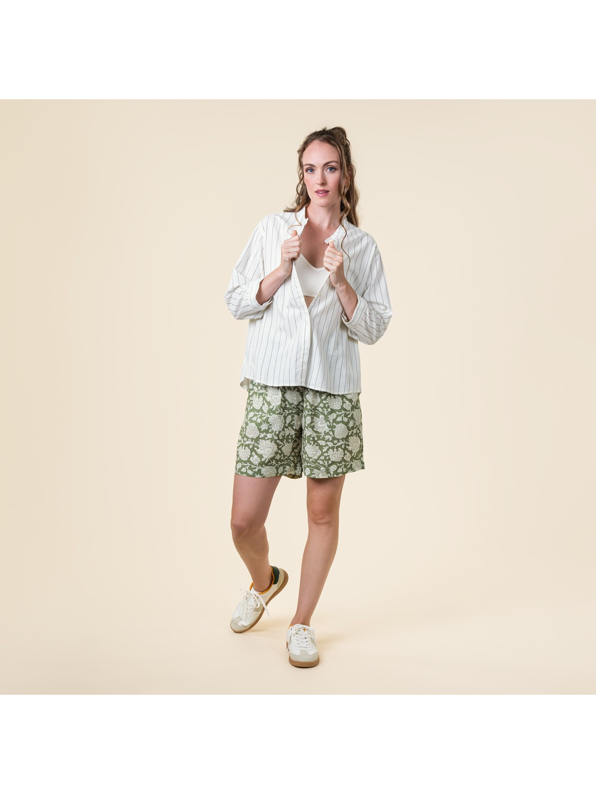 Short long pour Femme en Denim 100% Ecovéro - Livingcrafts