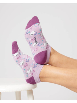 Socquettes pour Femme en Viscose de Bambou et Coton Bio- Thought