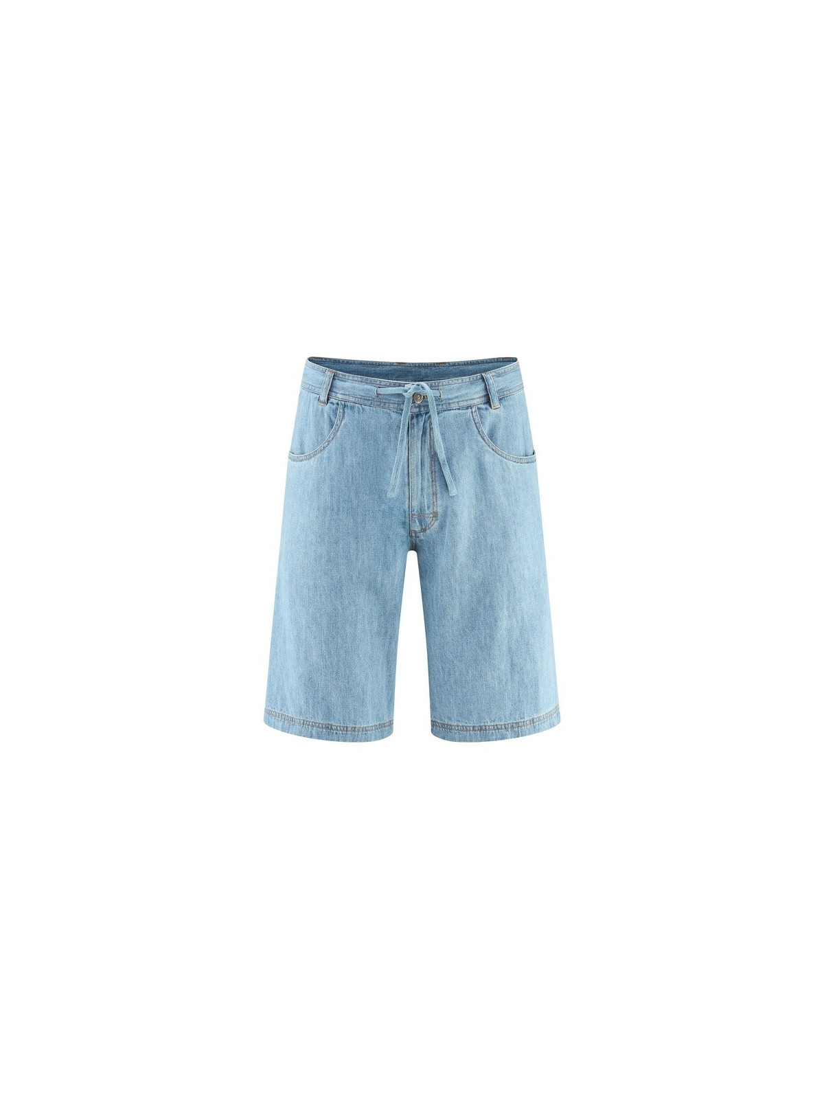 short homme bleu jeans clair