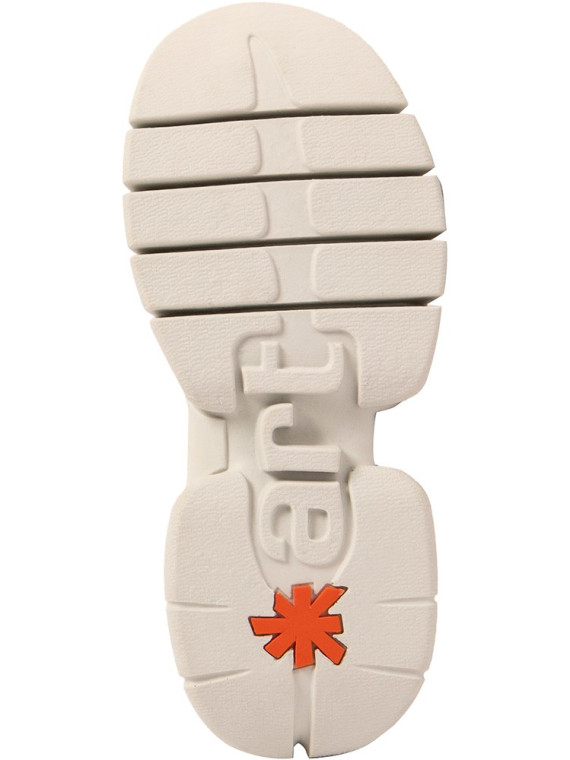 baskets blanches avec semelles épaisses motifs fuschia lacets verts