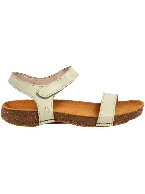 sandales vert pastel 1 bride au dessus des orteils et une bride tour de la cheville