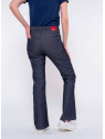 jeans femme coupe évasé en denim
