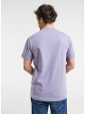 tee-shirt homme lavande broderie velo sur la poitrine