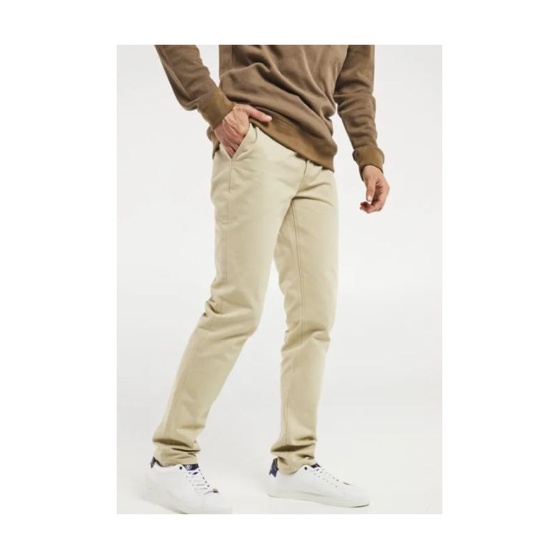 pantalon chino homme beige clair