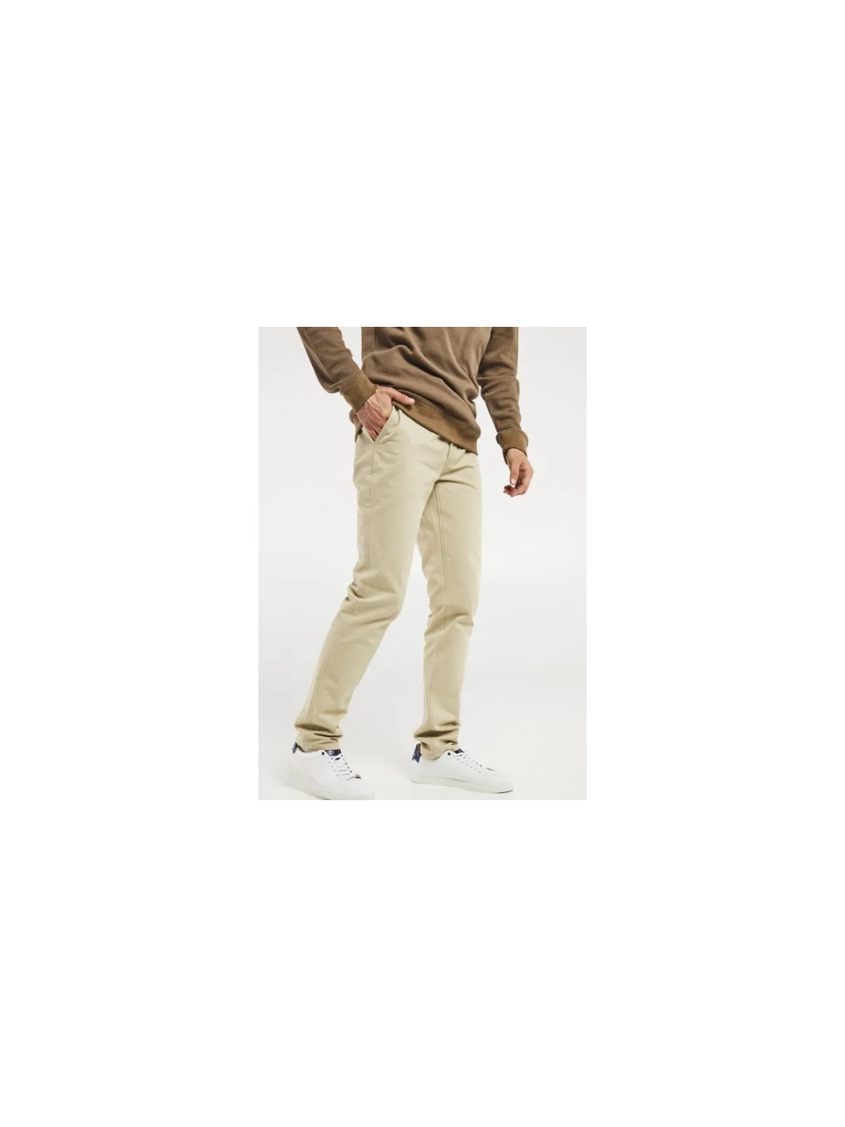pantalon chino homme beige clair