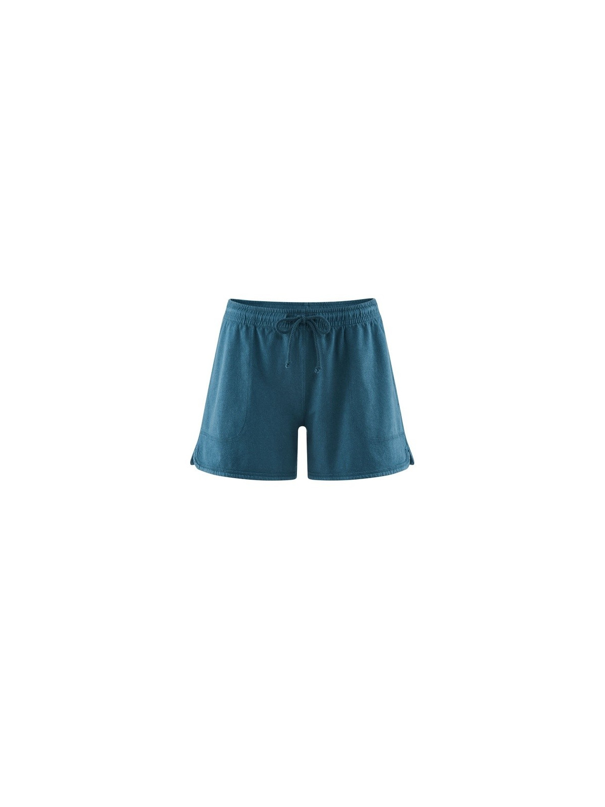 short taille élastique bleu marine