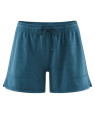 short taille élastique bleu marine