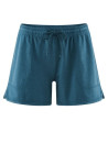 short taille élastique bleu marine