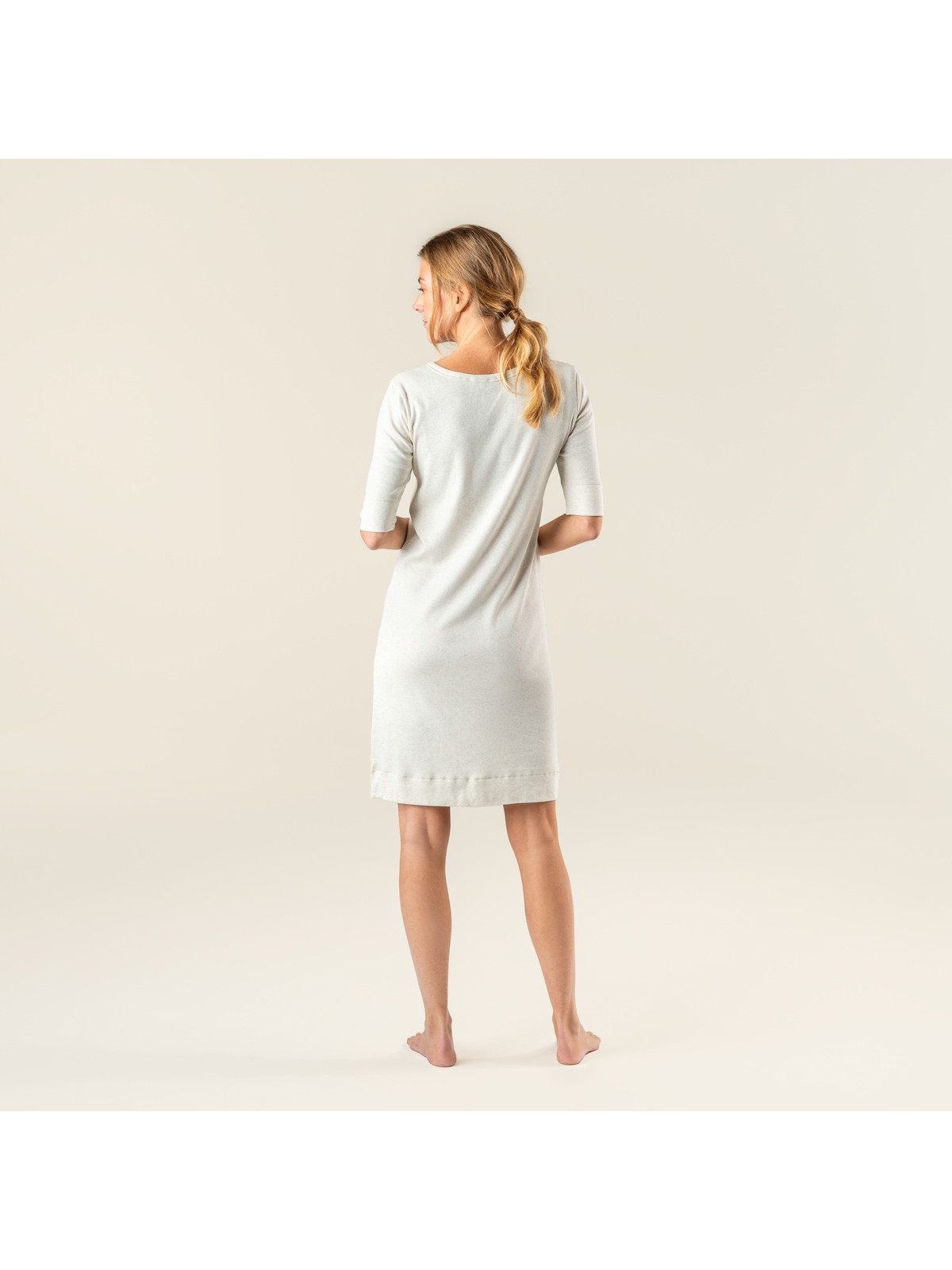 Chemise de Nuit pour Femme en 100% Coton Bio - Livingcrafts