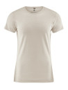tee-shirt homme col rond en chanvre et coton bio hempage beige