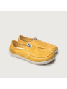 mocassin homme en coton bio couleur ocre