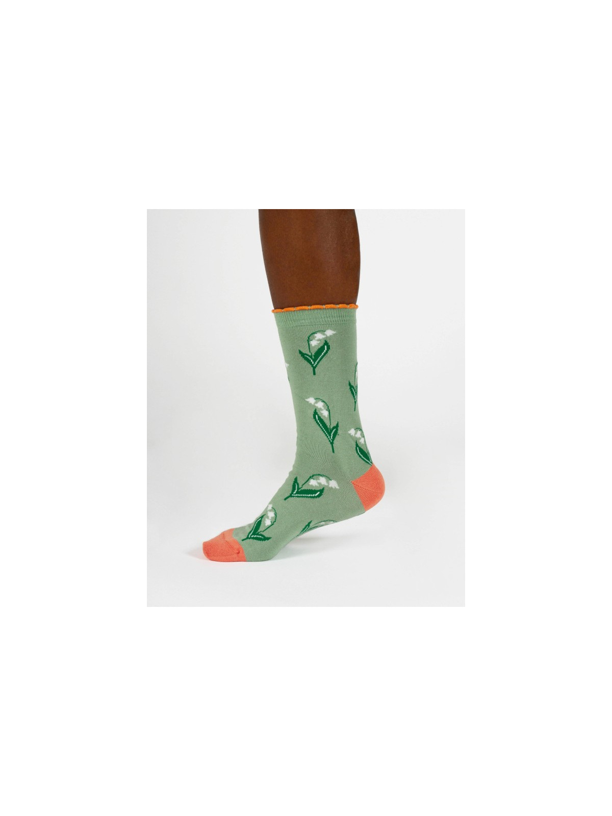 Chaussettes pour Femme Motifs Fleurs en Bambou et Coton - Thought