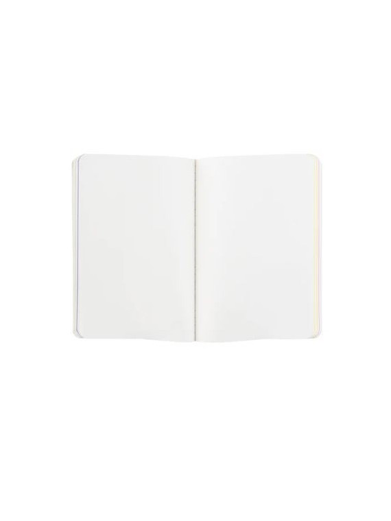 carnet avec couverture oiseau sur fond rose pastel