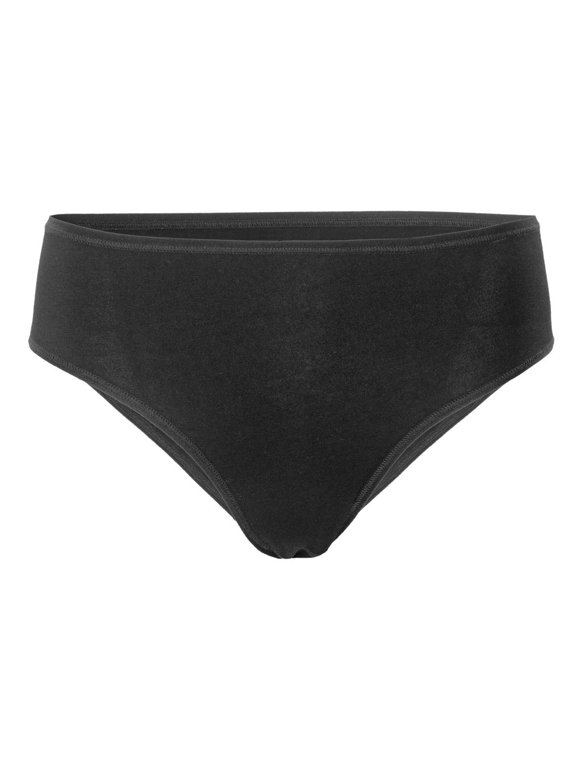 slip femme coupe classique tissu fin noir