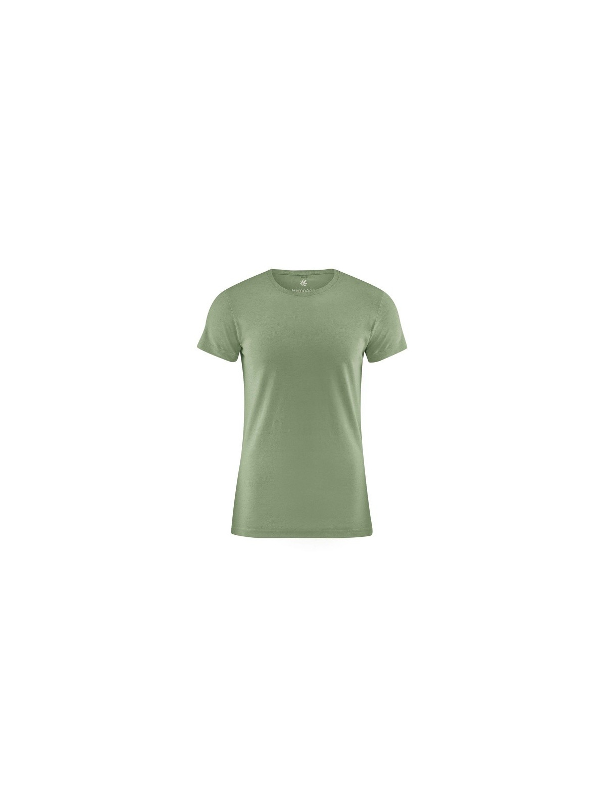 tee-shirt homme col rond en chanvre et coton bio hempage vert cactus