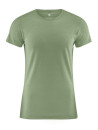 tee-shirt homme col rond en chanvre et coton bio hempage vert cactus