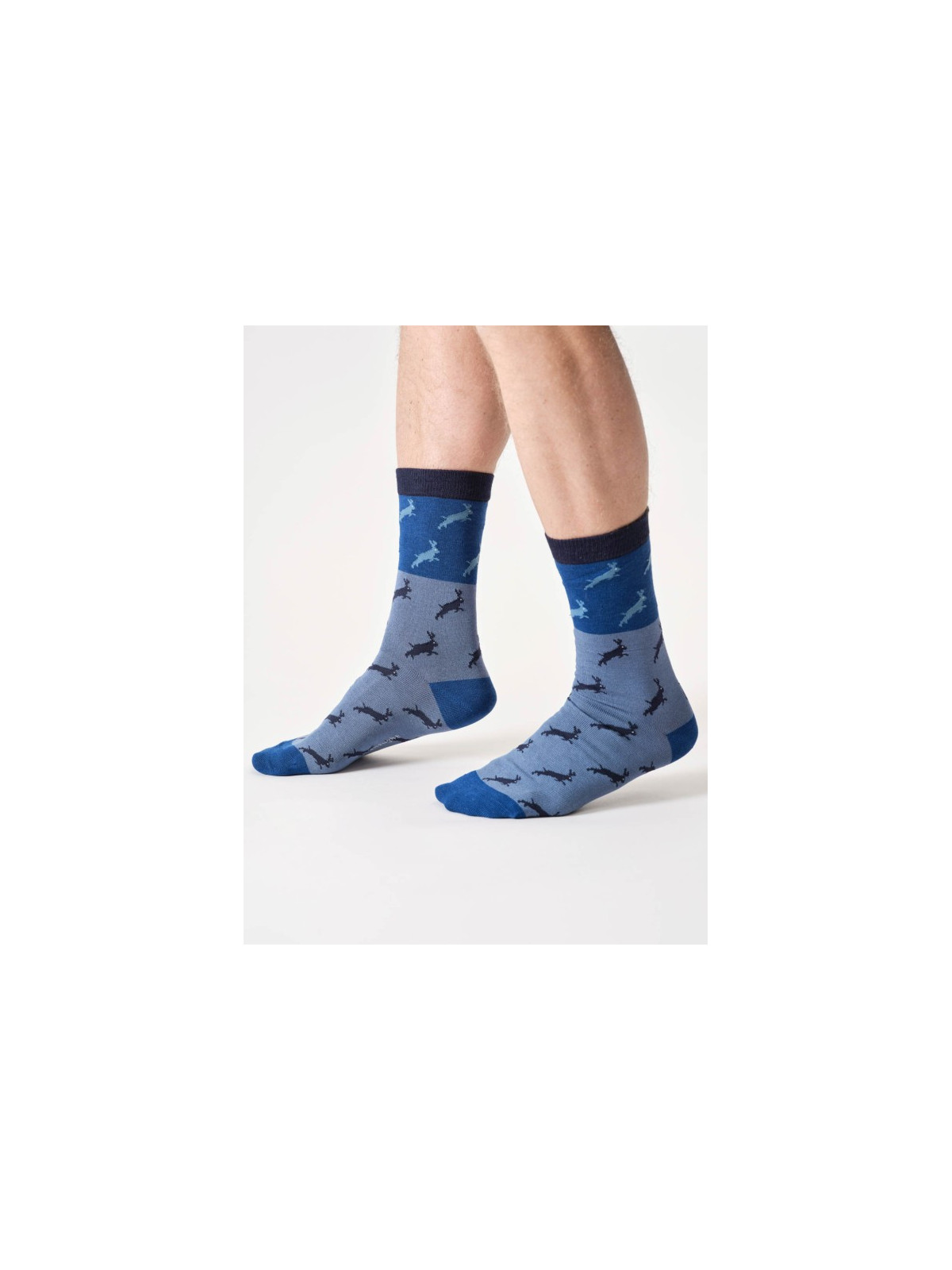 Chaussettes Motifs Lièvres en Bambou et Coton Bio - Thought