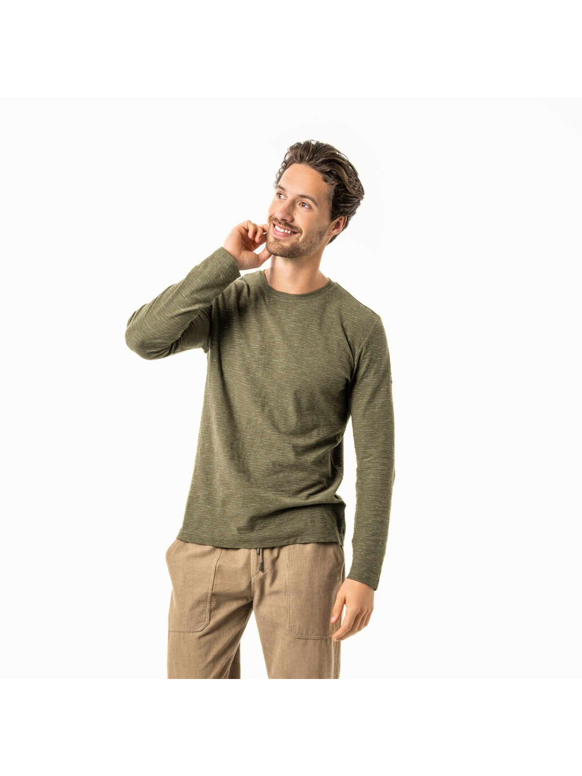 Tee-shirt pour Homme Léger et Confortable en 100% lin -  Living Crafts