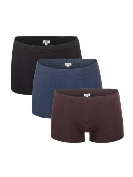 lot de 3 boxers unis homme