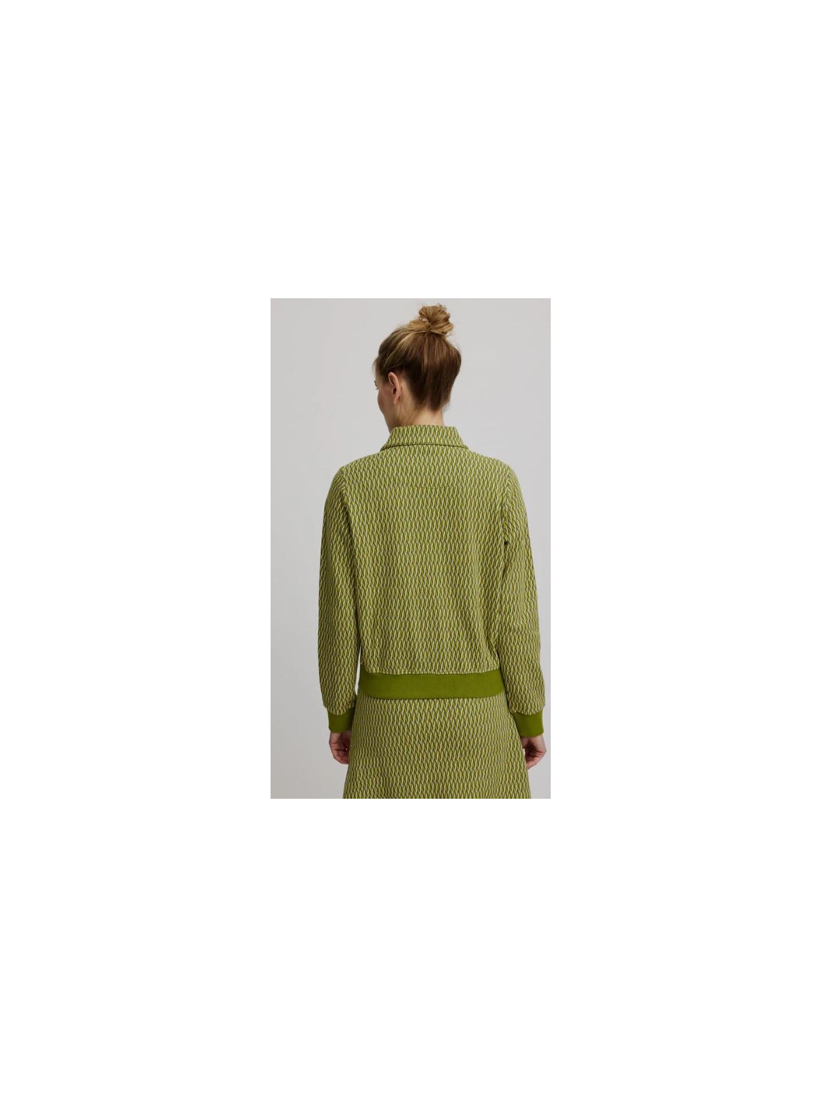 Veste Tricot Look Rétro 100% Coton BIO violet - Tranquillo